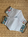 Liberty Fabrics - Betsy Grey - Cotton Face Mask