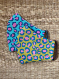 Cotton Face Mask - ADULT - zesty leopard print