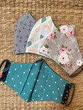 Rifle Paper Co. - Rosa Navy - Adult Cotton Face Mask