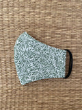 Liberty Fabrics - Willow Wood Green - Cotton Face Mask